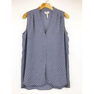 Laundry by Shelli Segal Sleeveless GEO Blouse M